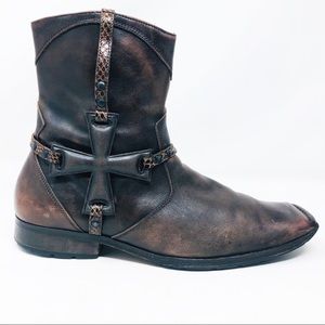 68206 /DKBR Size 8.5 Dark Brown Men's MARK NASON Jonathan Boot 68206 /DKBR Size 8.5 Dark Brown Men's MARK NASON Jonathan Boot